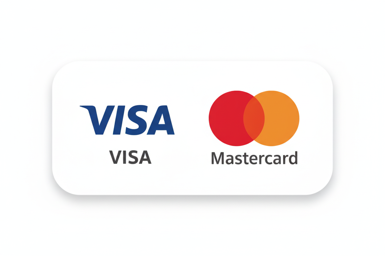 Logos Visa et Mastercard